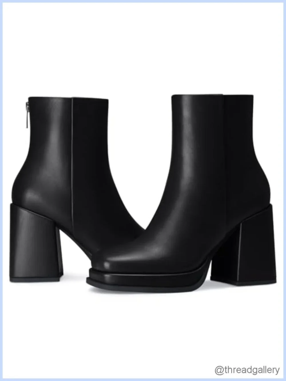 Chunky Platform Ankle Boots for Women - Comfortable Block Heel Bootie